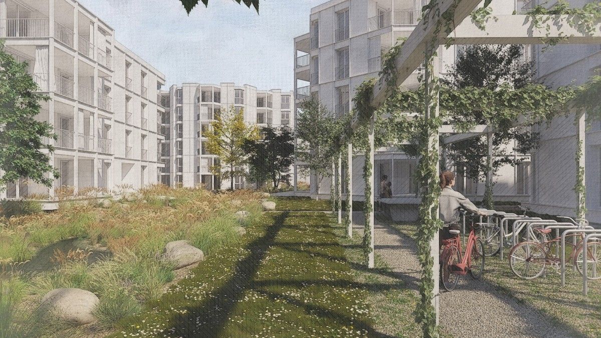 Projektbild zur Arealentwicklung an der Zentralstrasse in Dierikon