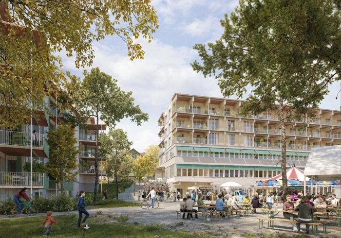 Bild: Buchrain: Erste Etappe des Generationenprojekts nimmt Form an