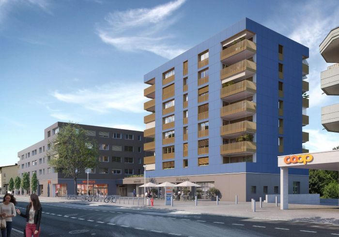 Bild: BANO - das neue Dorfzentrum in Root
